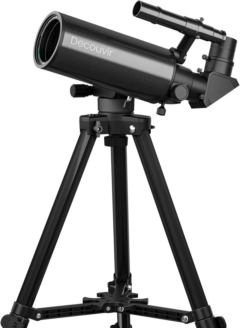 HOROX Maksutov-Cassegrain Telescopes for Adults Astronomy, 70mm Aperture Catadioptric Compound Telescope, Compact Portable Travel Telescope, w. Pro Tripod & Phone Adapter - Image 2
